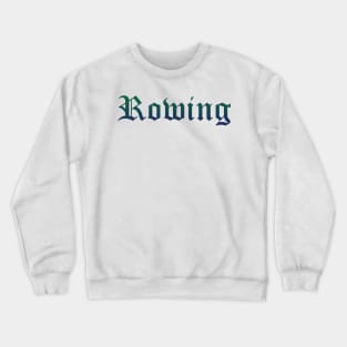 Rowing Gradient Text Crewneck Sweatshirt